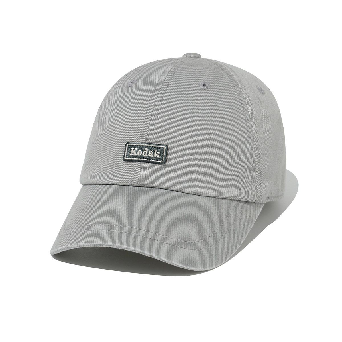 코닥(KODAK) 스몰 와펜 워싱 릴렉스핏 볼캡 GREY