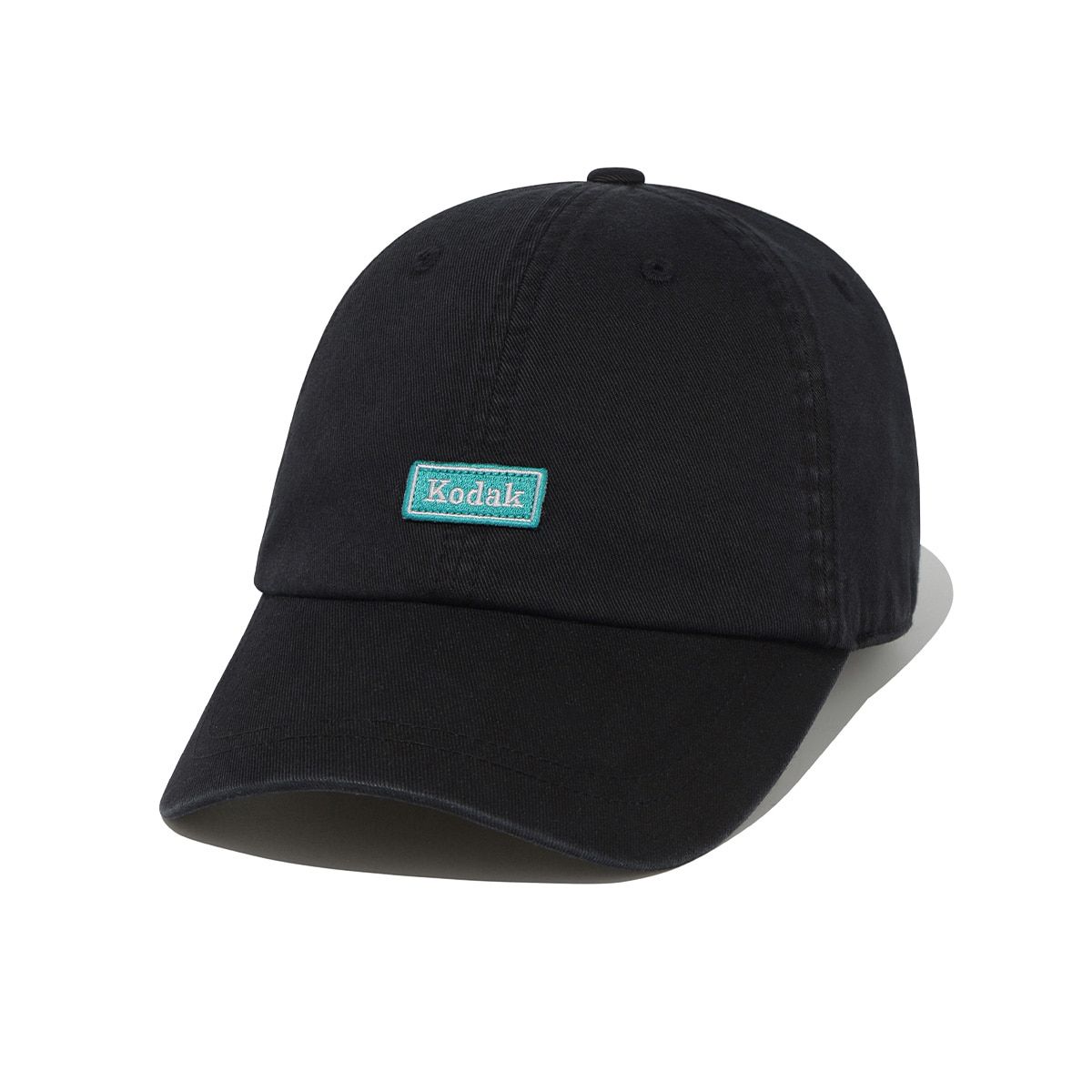 코닥(KODAK) 스몰 와펜 워싱 릴렉스핏 볼캡 BLACK