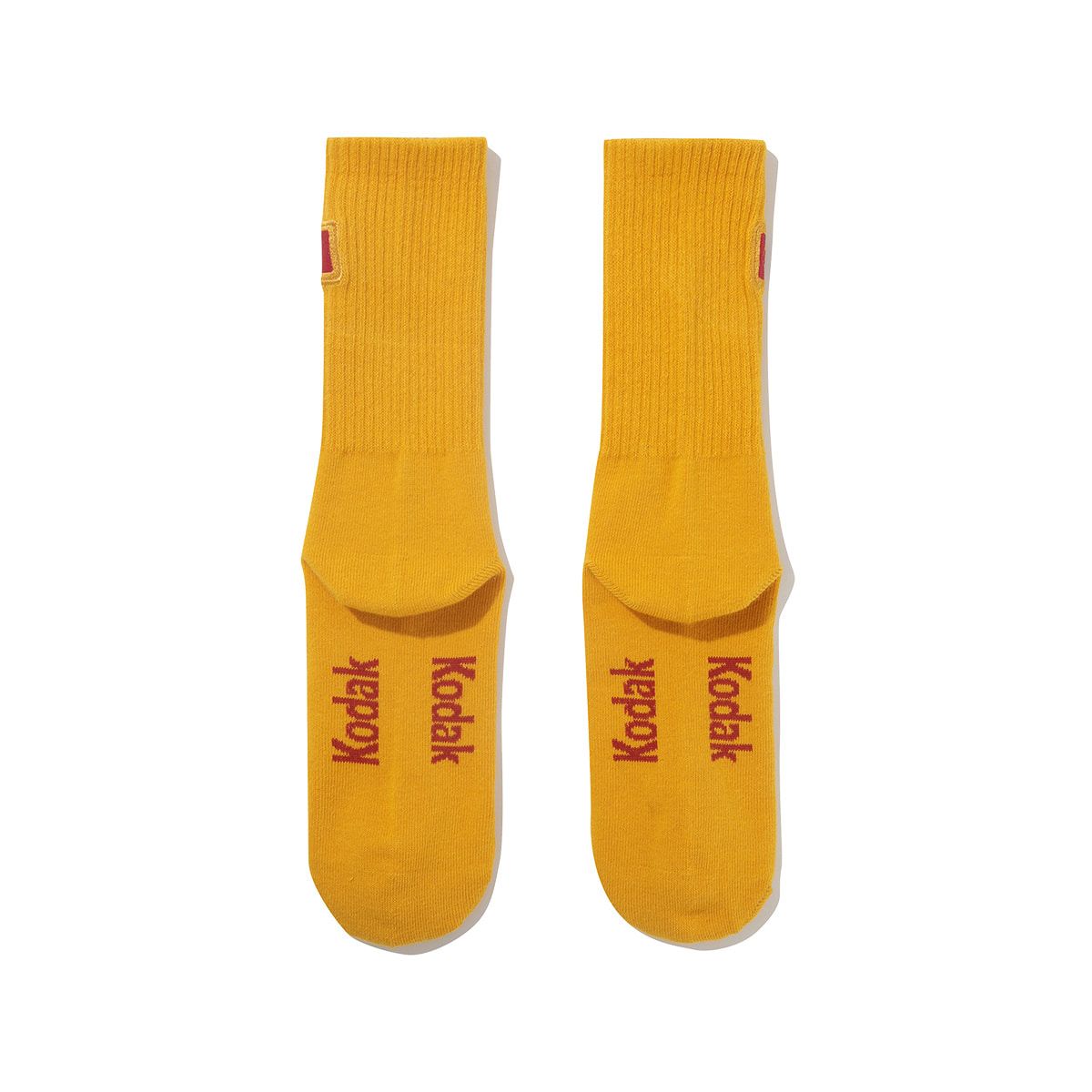 코닥(KODAK) 컬러플러스 미니로고 크루 삭스 YELLOW