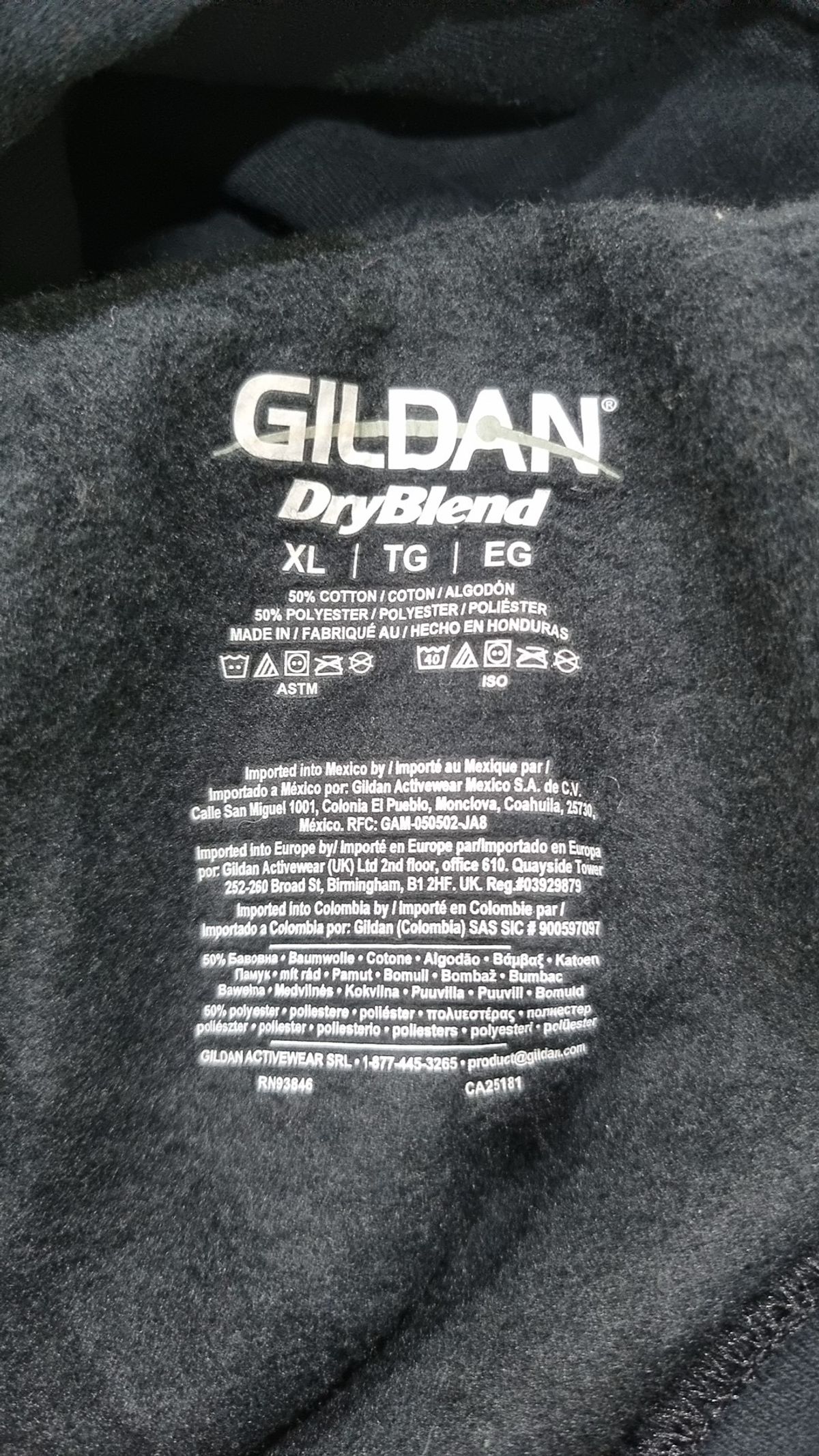 길단(GILDAN) 후드 티셔츠 XL