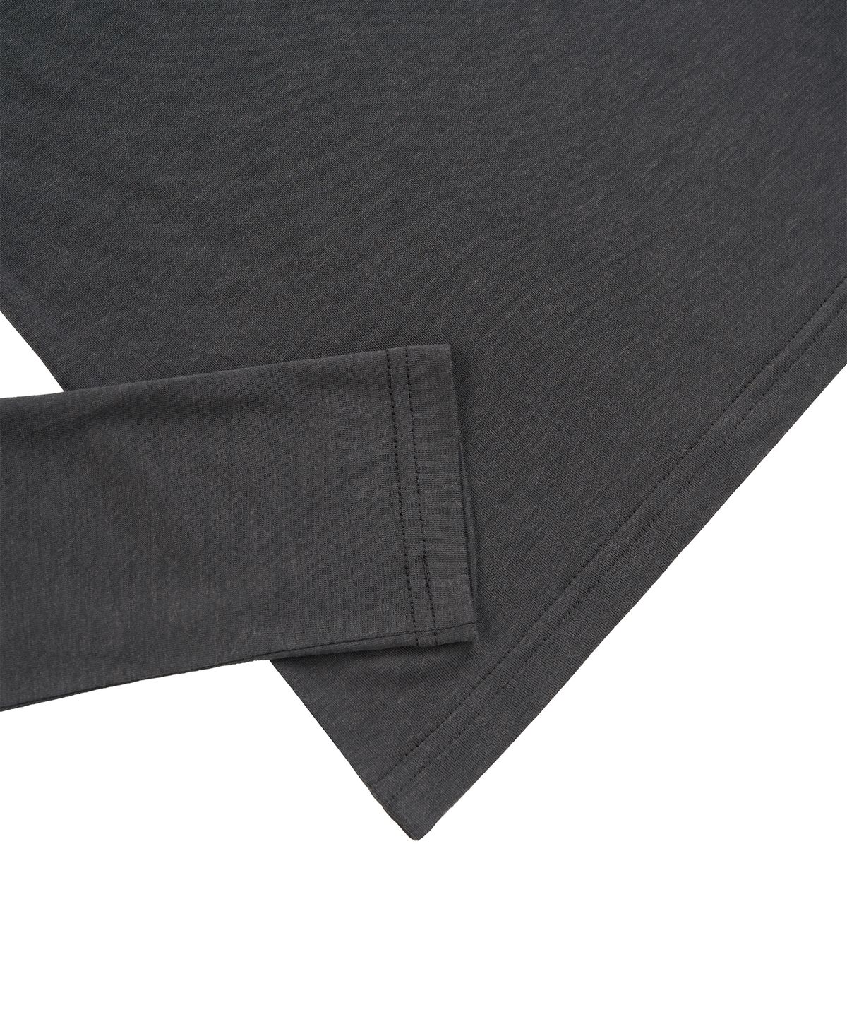 지제뮤지엄(ZIZEMUSEUM) BOATNECK SHEER LONG SLEEVE (CHARCOAL)