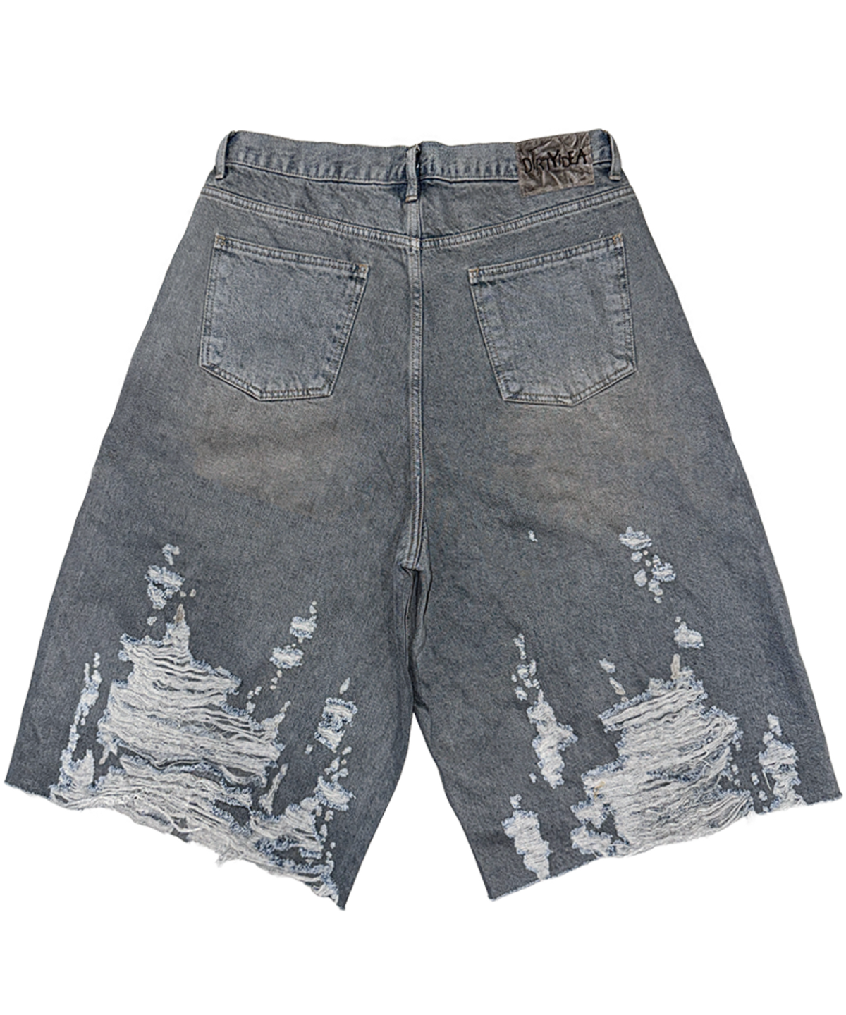 더티아이디어(DIRTYIDEA) DIRTY LINE #024 - Dirty Scars Long Shorts