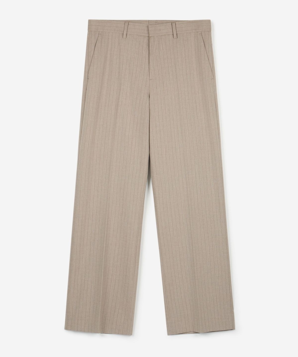 티엔지티(TNGT) Wide Fit Pin Stripe Pants (Beige) TNPA6F108I2