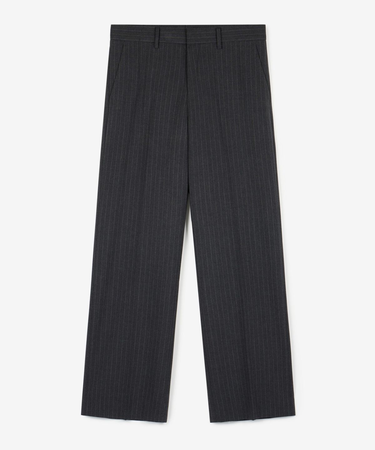 티엔지티(TNGT) Wide Fit Pin Stripe Pants (Dark Grey) TNPA6F108CG