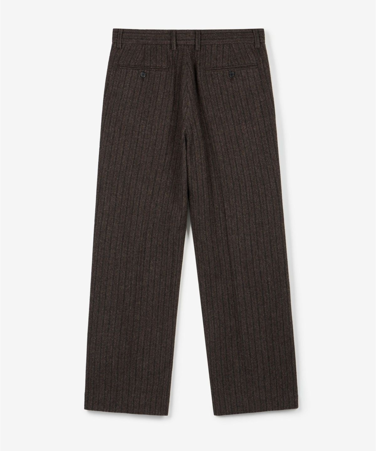 티엔지티(TNGT) Wide Fit Wool Herringbone Pants (Brown) TNPA6F104W2