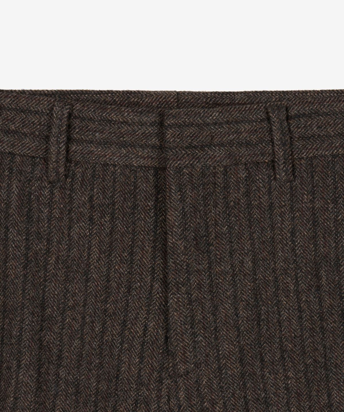 티엔지티(TNGT) Wide Fit Wool Herringbone Pants (Brown) TNPA6F104W2