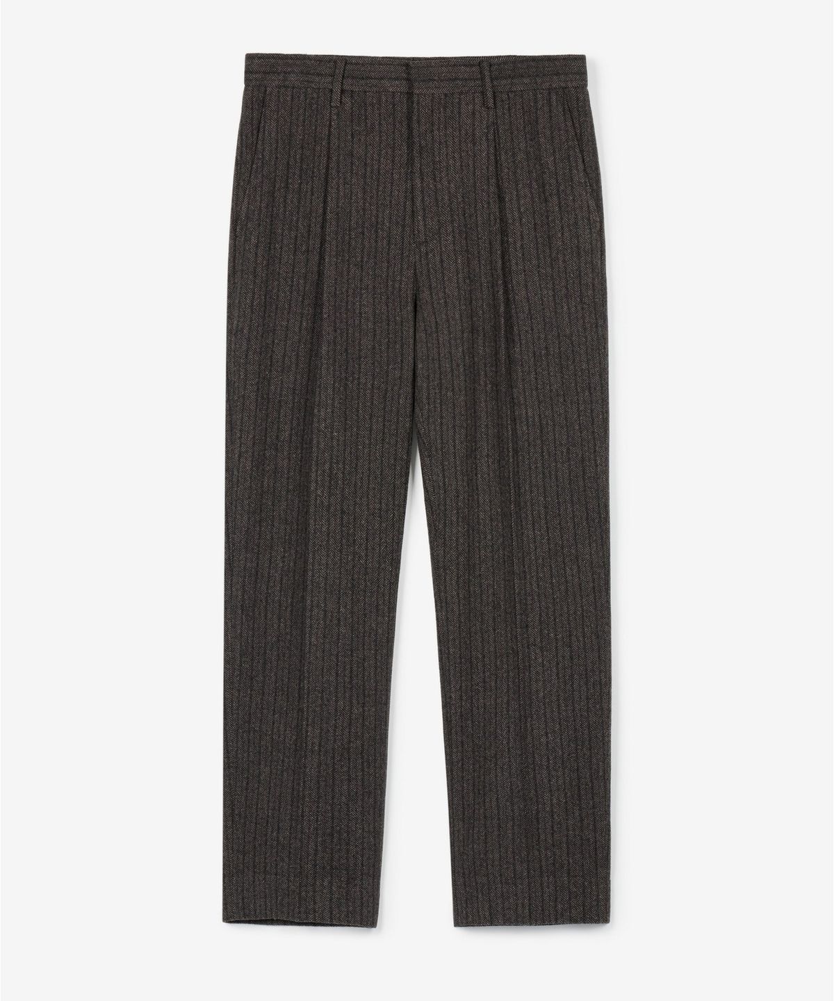 티엔지티(TNGT) Tapered Fit Wool Herringbone Pants (Grey) TNPA6F103G2
