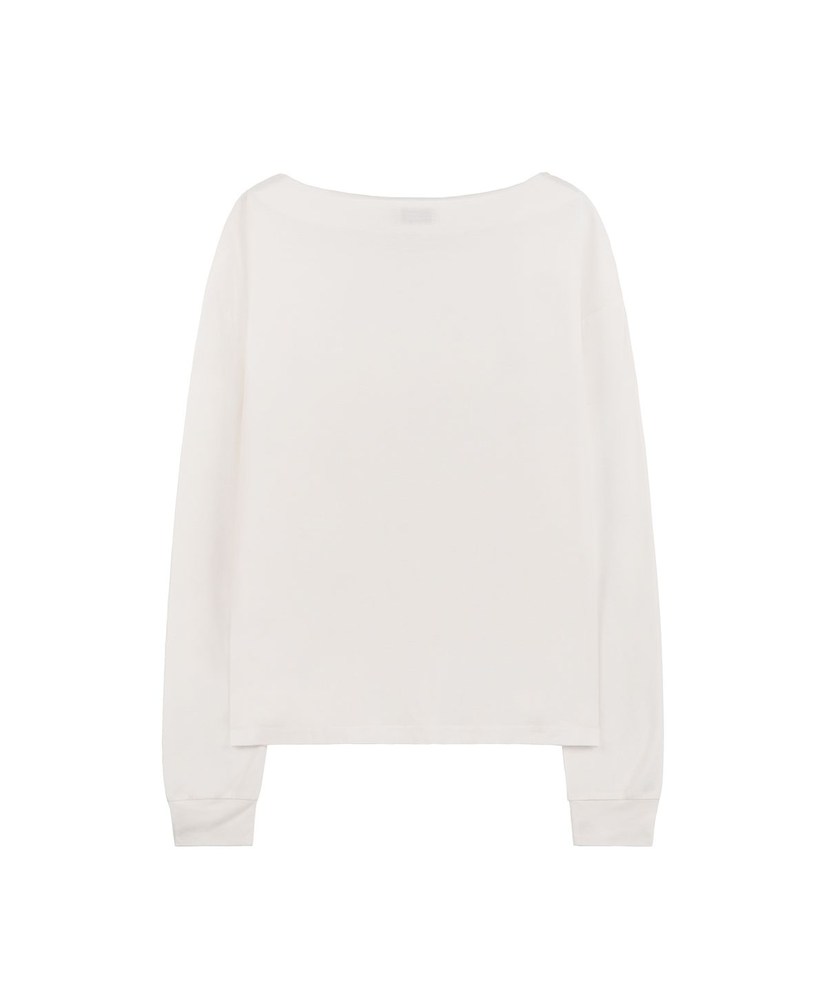 지제뮤지엄(ZIZEMUSEUM) ONE SHOULDER SHEER LONG SLEEVE (WHITE)