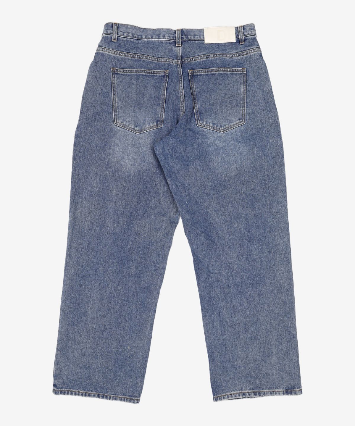 데케트(DECET) Deep Pleats Wide Jeans DCPT030Blue 34
