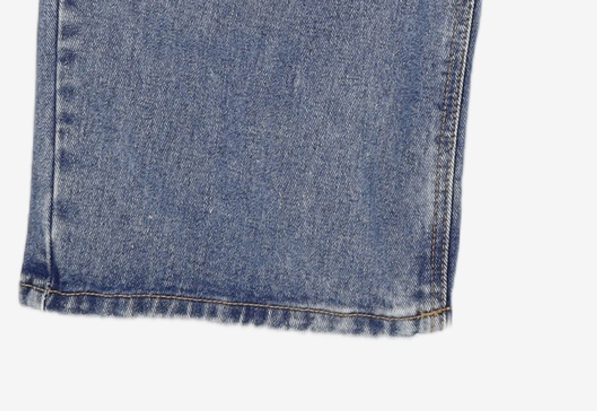 데케트(DECET) Deep Pleats Wide Jeans DCPT030Blue 34
