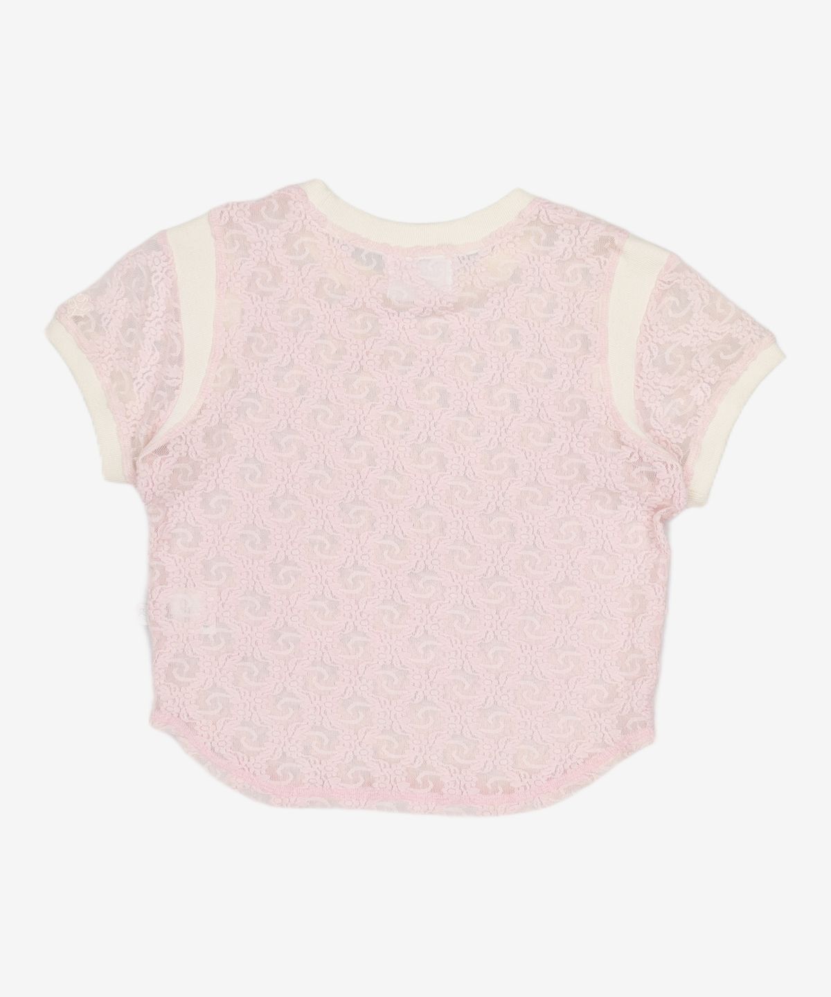 김미더영(GIMMETHEYOUNG) G_LACE MIXED TOP / PINK FREE