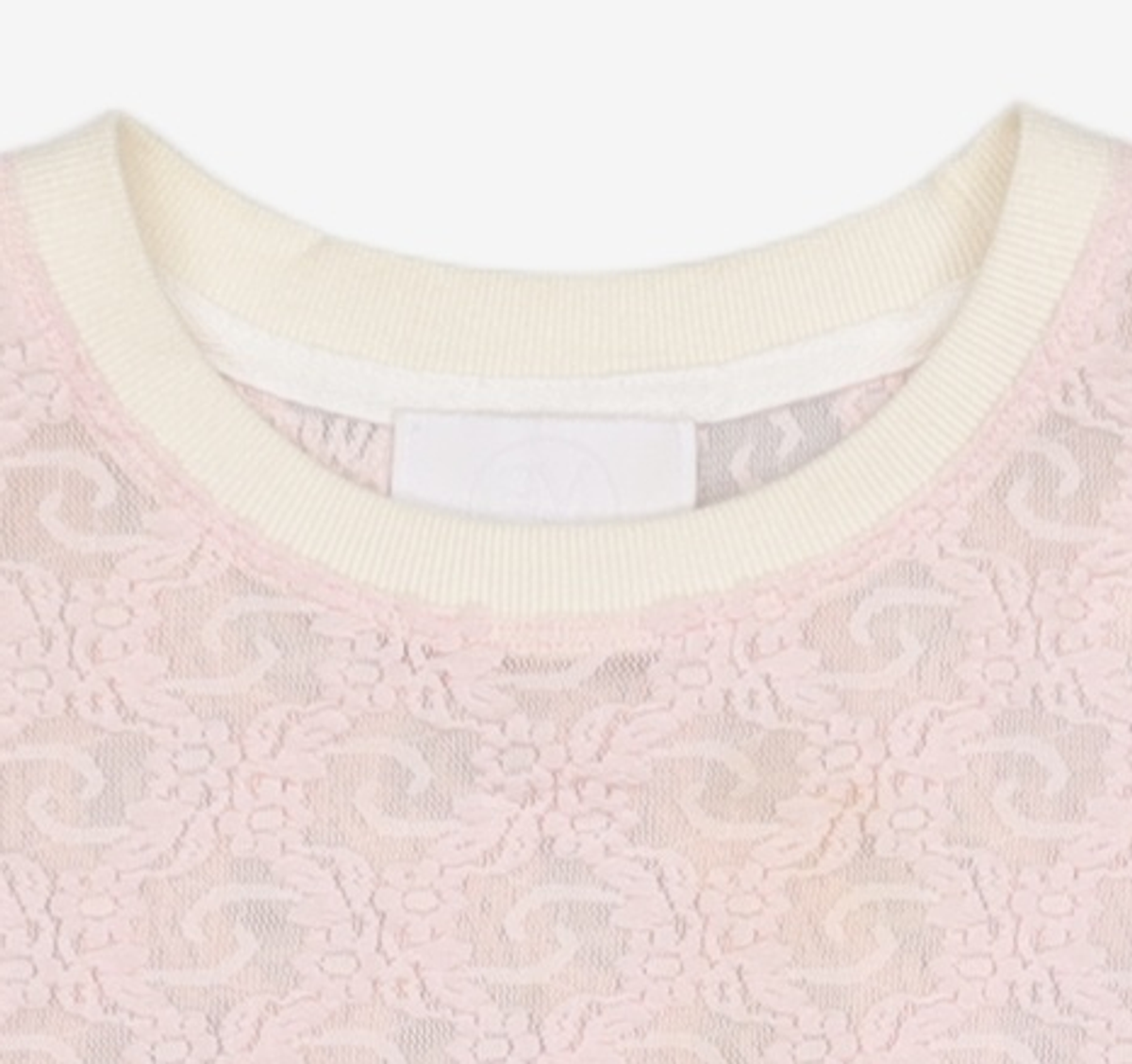 김미더영(GIMMETHEYOUNG) G_LACE MIXED TOP / PINK FREE