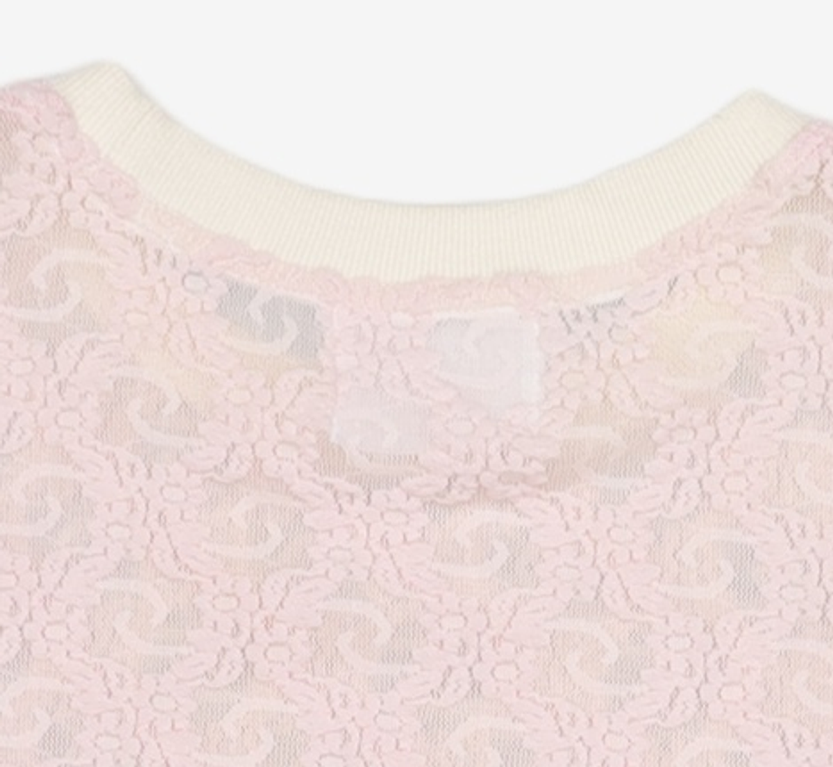 김미더영(GIMMETHEYOUNG) G_LACE MIXED TOP / PINK FREE