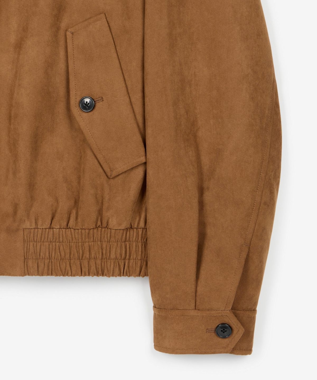 티엔지티 우먼(TNGT WOMAN) W Faux Suede Harrington Jumper (Camel Brown) TNJU6F103CM
