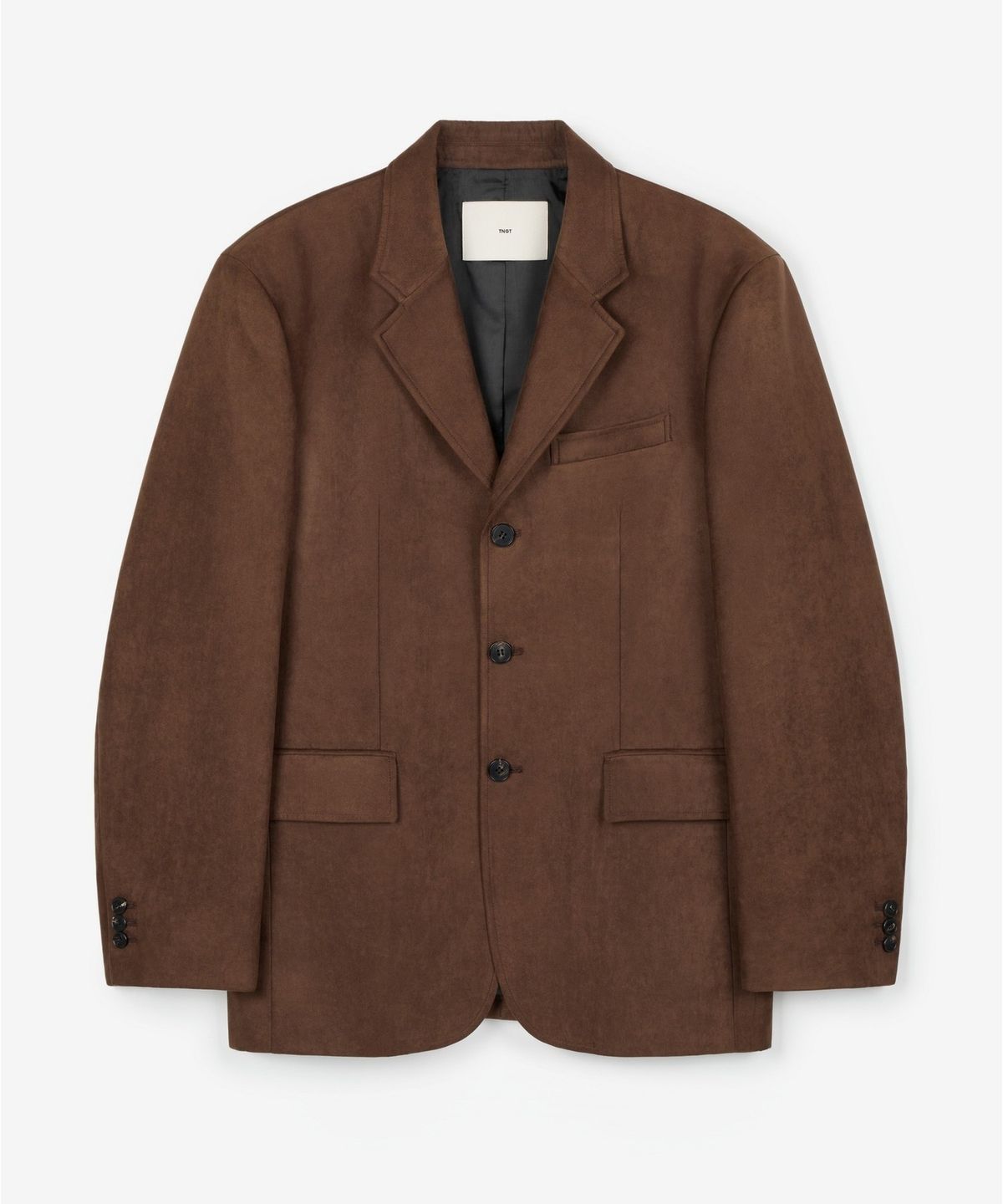 티엔지티 우먼(TNGT WOMAN) W Faux Suede Jacket (Brown) TNJA6F102W2