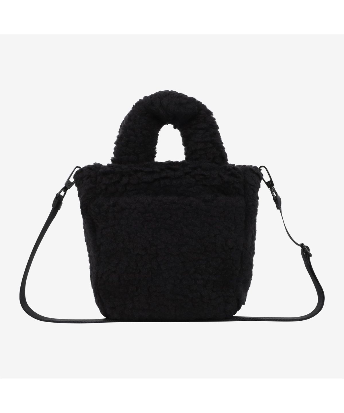 노스페이스(THE NORTH FACE) NN2PS90J 플럼피 토트 백 미니_플리스 BLACK