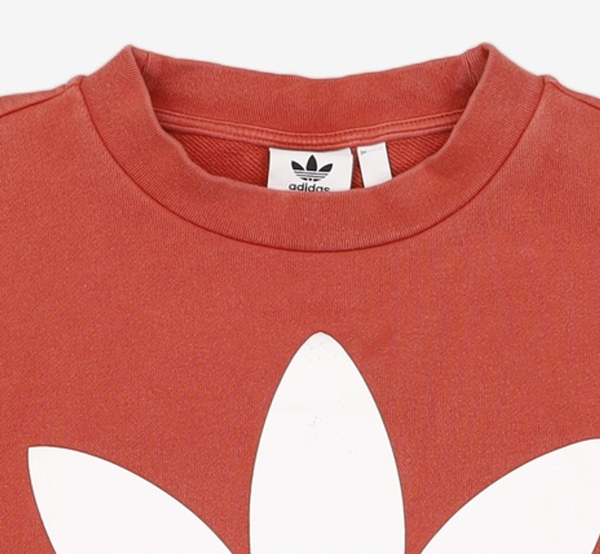 아디다스(ADIDAS) 아디컬러 오버사이즈 트레포일 스웻셔츠 - 시프트 오렌지 / DH5771 L