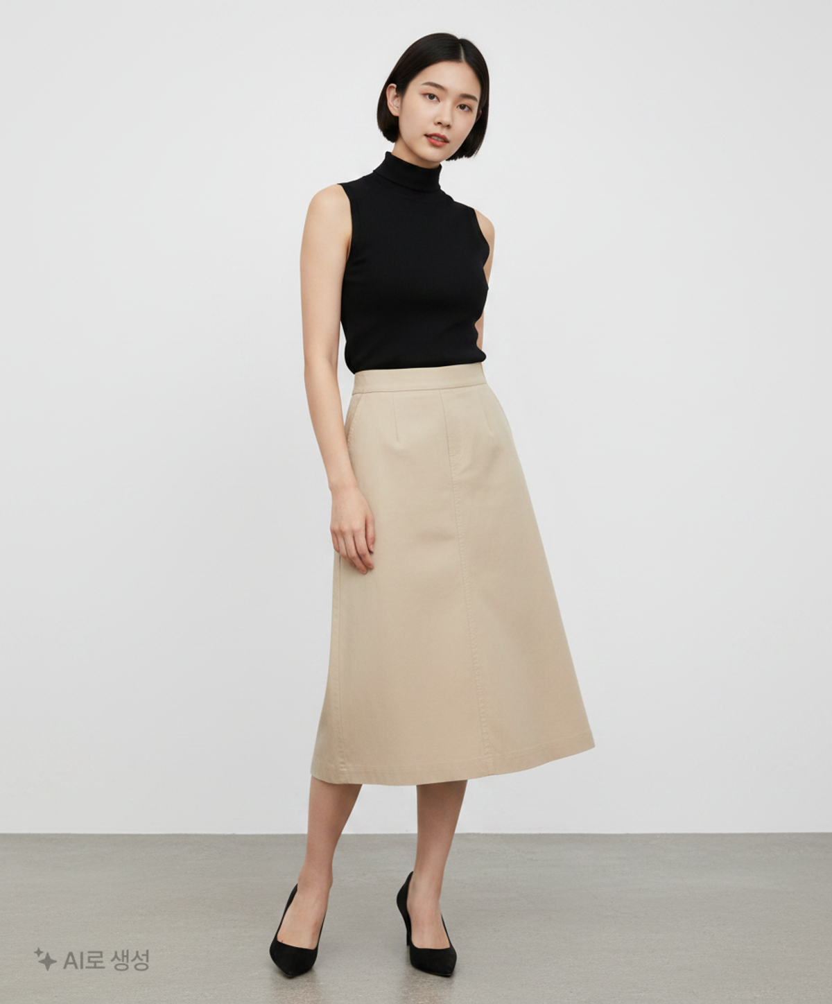 유니클로(UNIQLO) 롱스커트 M