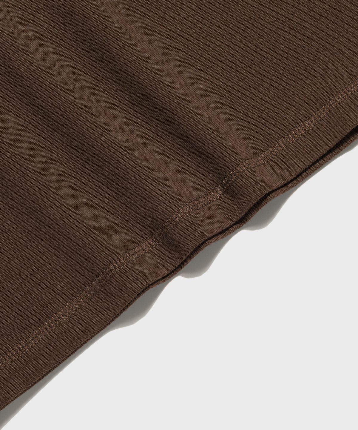 브론슨(BRONSON) Vintage Long Sleeve Henley Shirt Brown