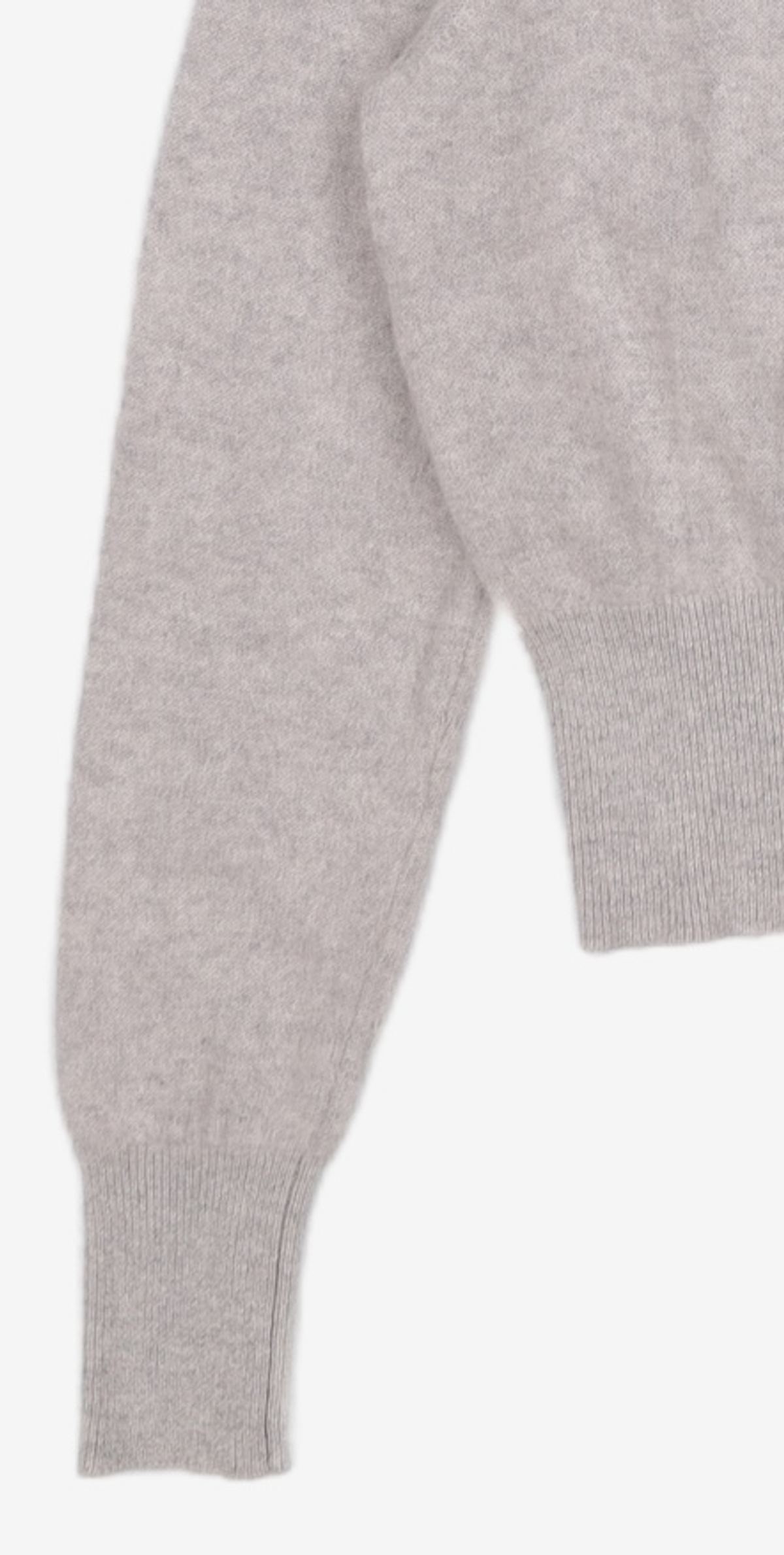더바넷(THEBARNNET) Fuzzy Hoodie Knit Zip-Up_Grey XS