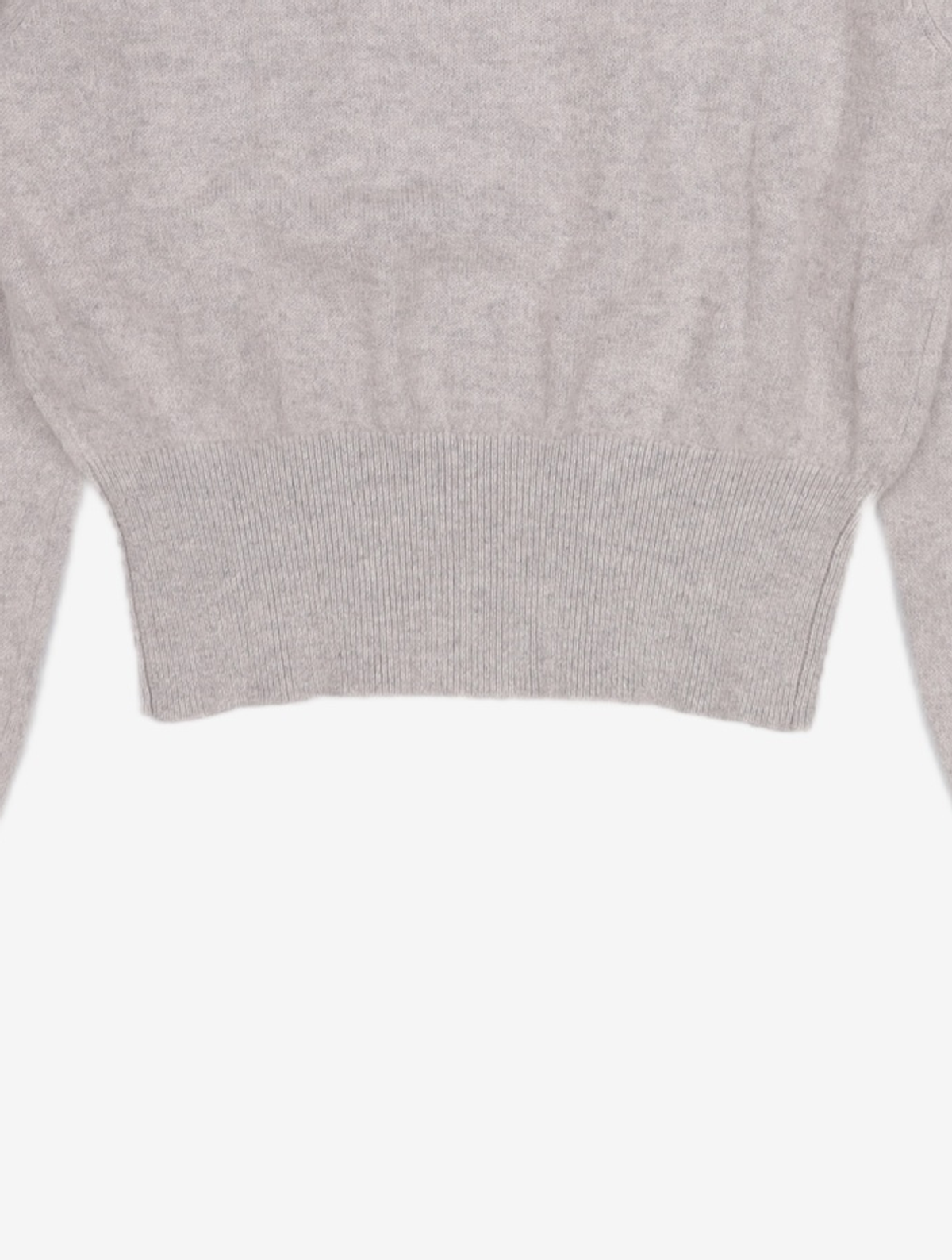 더바넷(THEBARNNET) Fuzzy Hoodie Knit Zip-Up_Grey XS