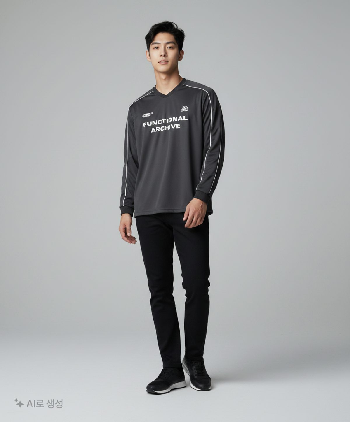 에잇세컨즈(8SECONDS) 긴소매 티셔츠 L