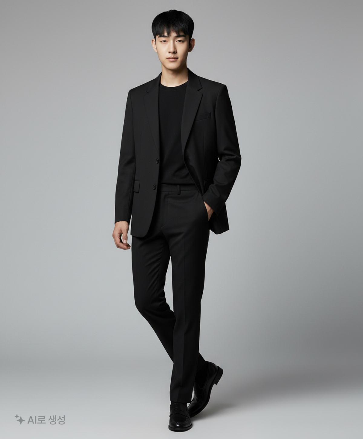 무신사 스탠다드(MUSINSA STANDARD) 오버사이즈 블레이저 [블랙] XL