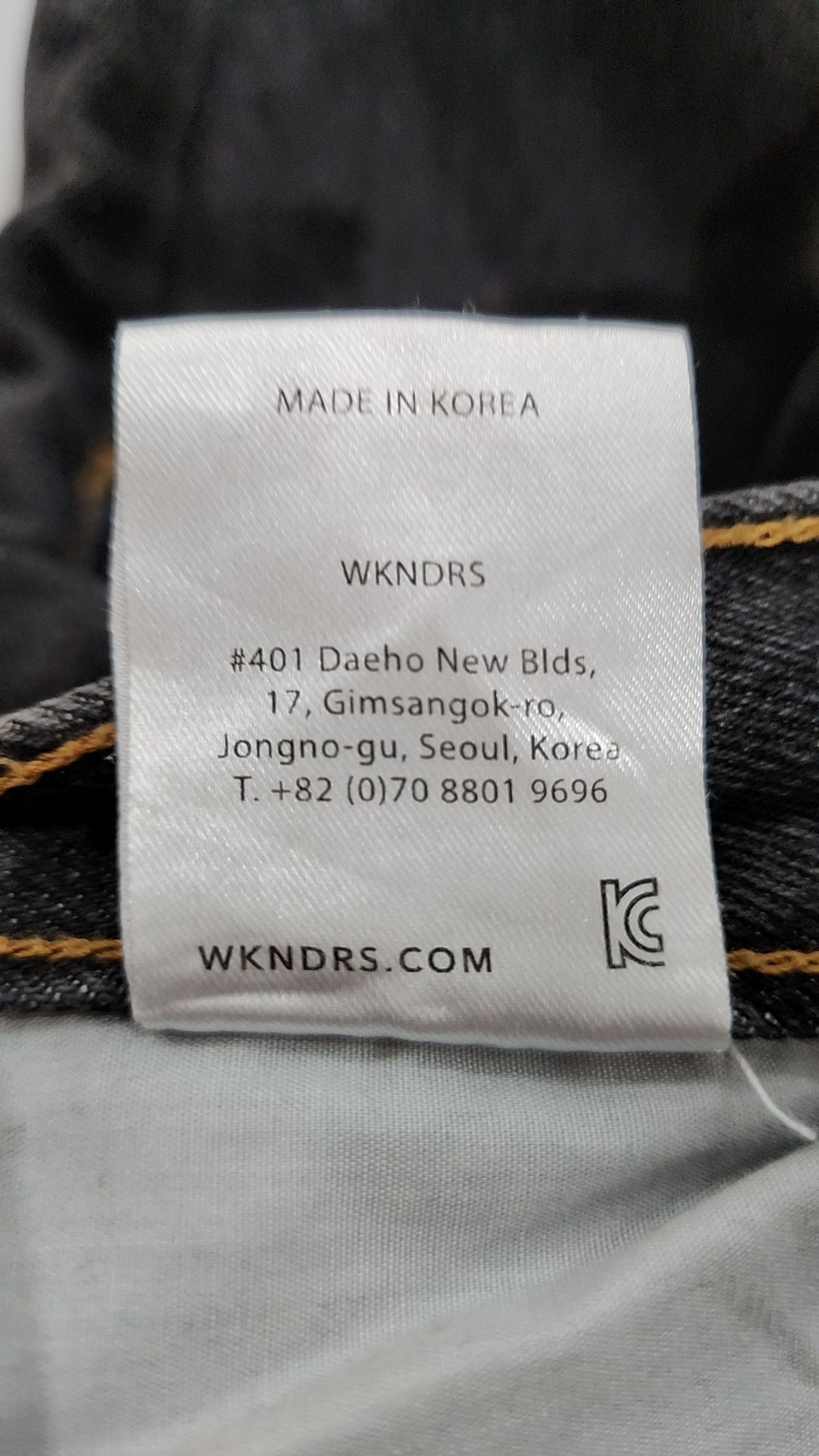 위캔더스(WKNDRS) 청/데님 팬츠 XL