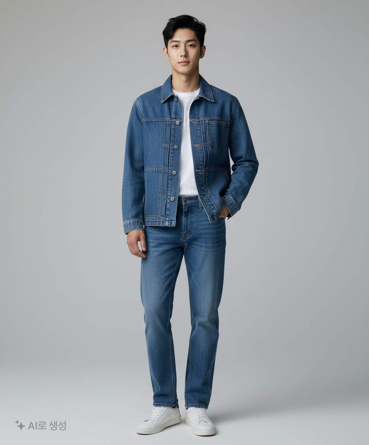 무신사 스탠다드(MUSINSA STANDARD) 데님/트러커 재킷 XL