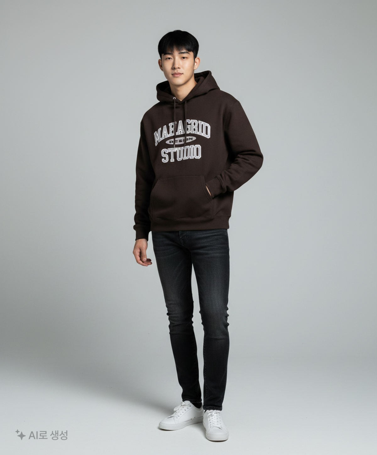 마하그리드(MAHAGRID) 후드 티셔츠 XL