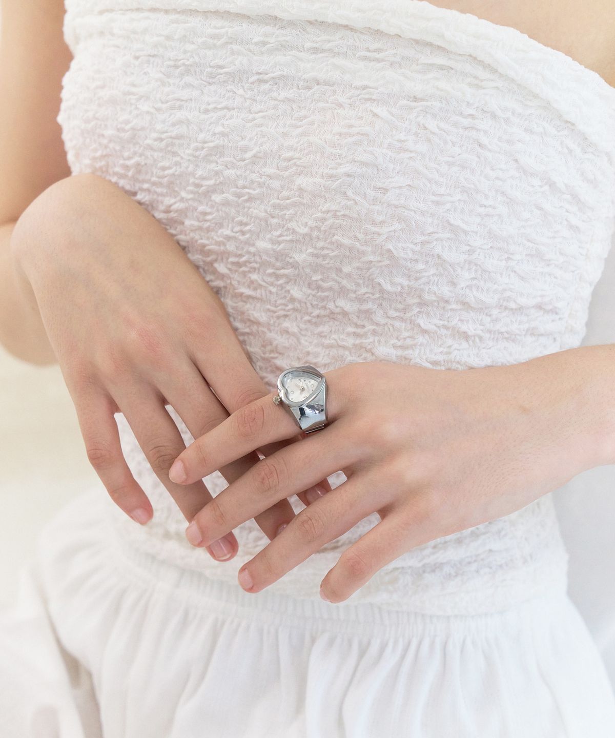 그럼피스터프(GRUMPY STUFF) Heart Signet Ring Watch