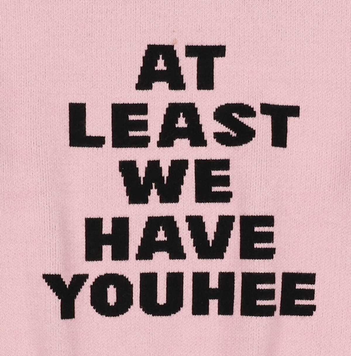 유희(YOUHEE) YOUHEE LETTERING PULLOVER KNIT PINK FREE