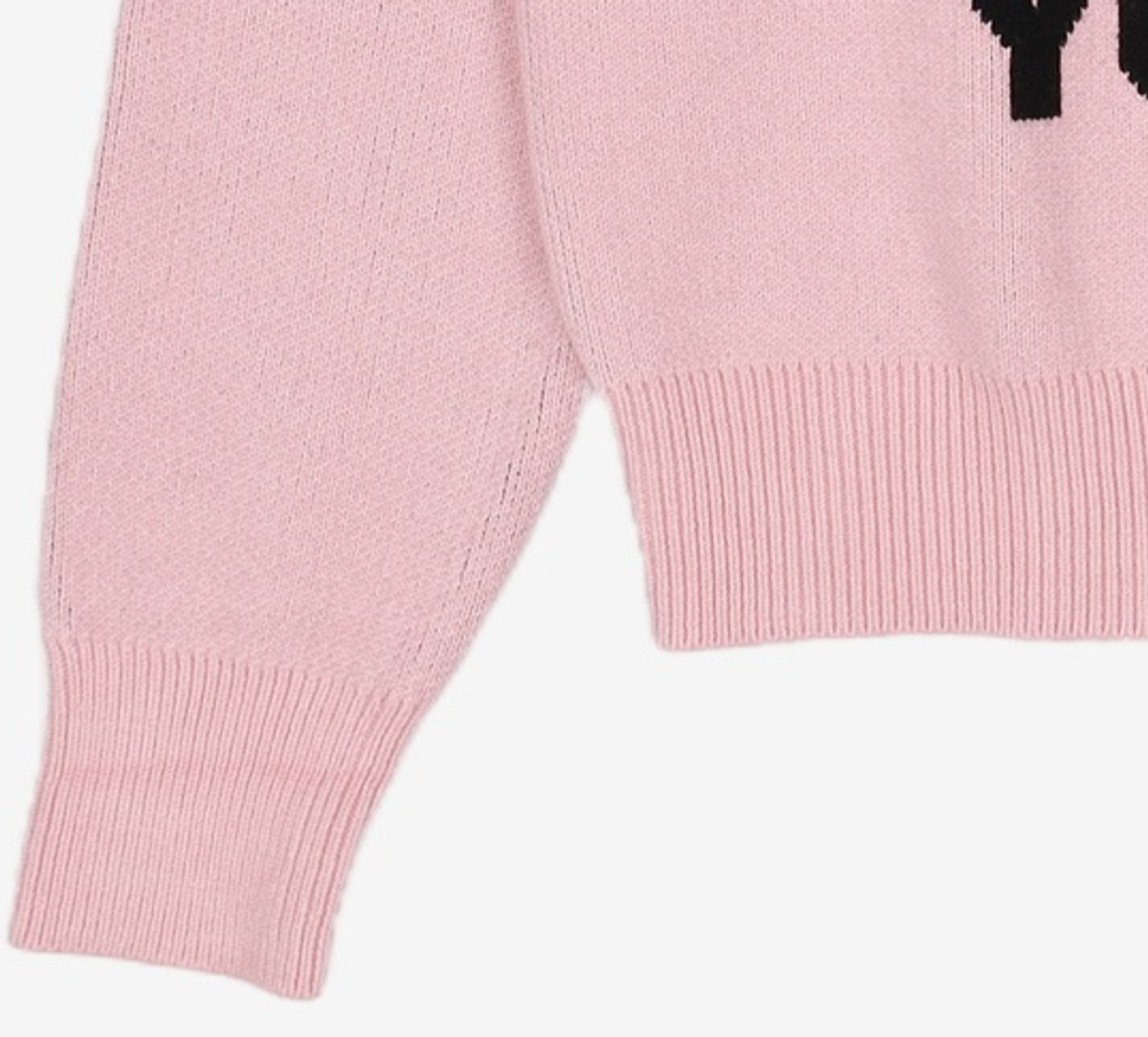 유희(YOUHEE) YOUHEE LETTERING PULLOVER KNIT PINK FREE