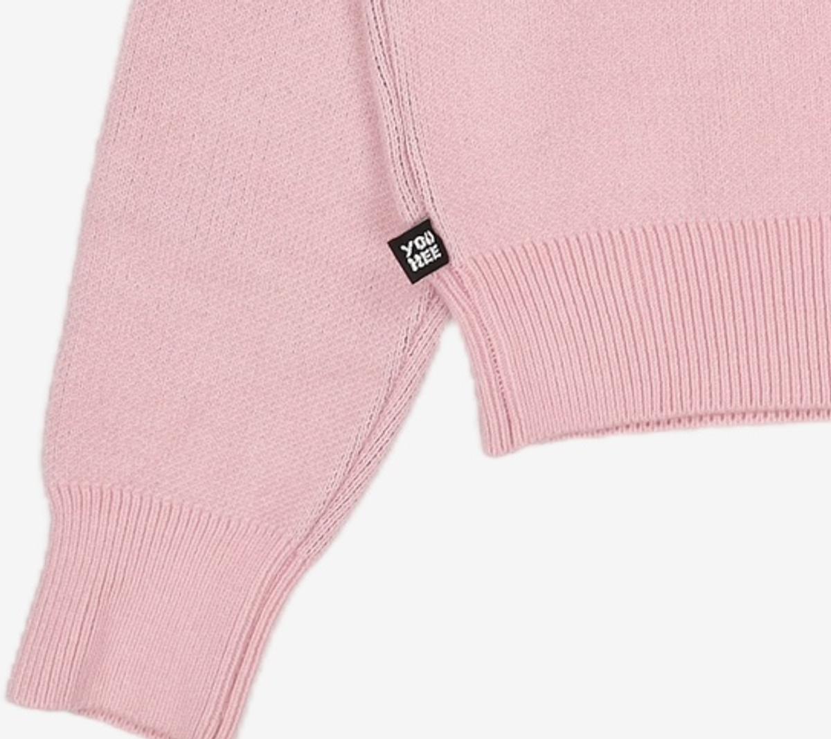 유희(YOUHEE) YOUHEE LETTERING PULLOVER KNIT PINK FREE