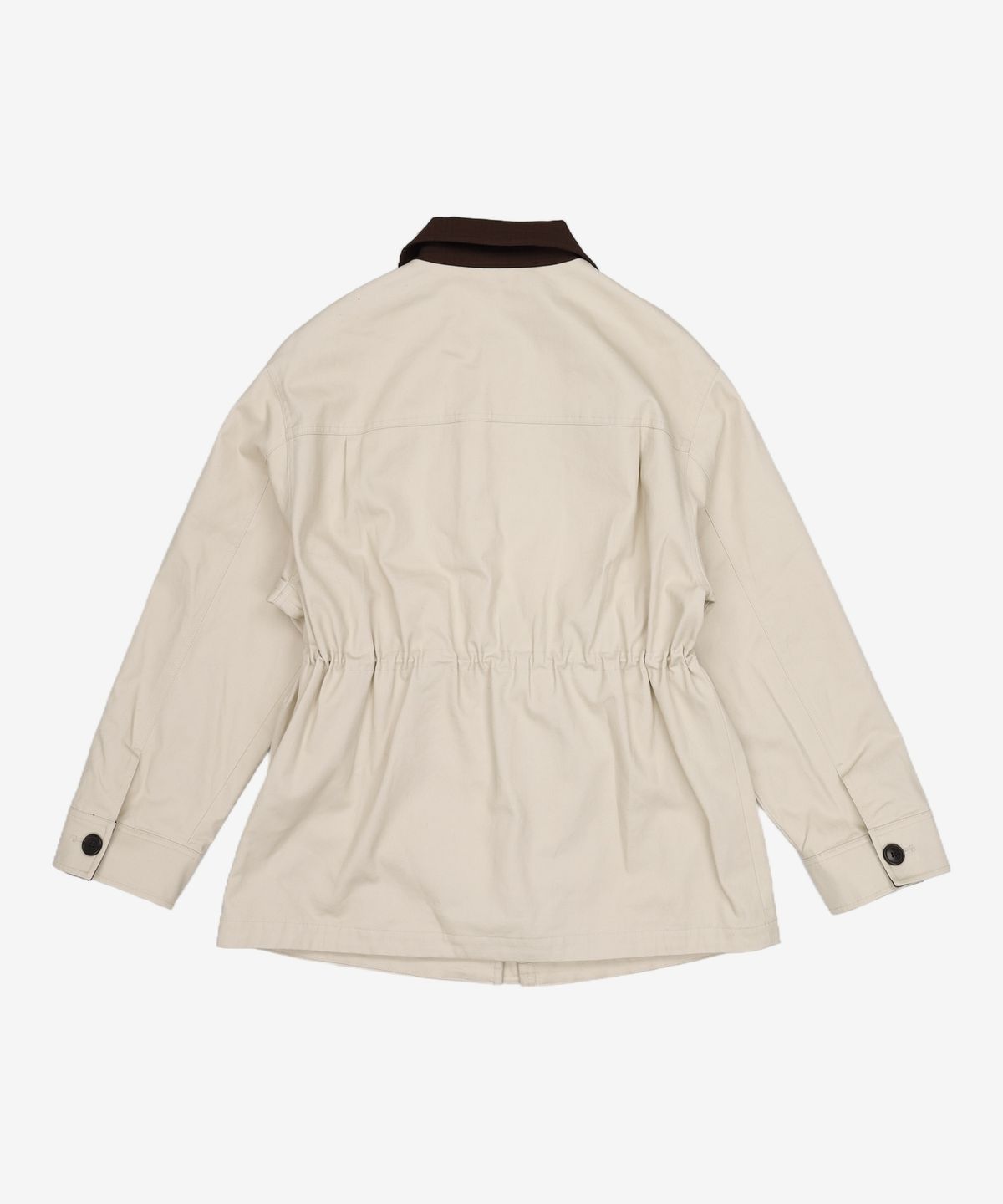 룩캐스트(LOOKAST) 브린 카라 사파리 자켓_에시 베이지 / BRYNN COLLAR SAFARI JACKET_ASH BEIGE ONE