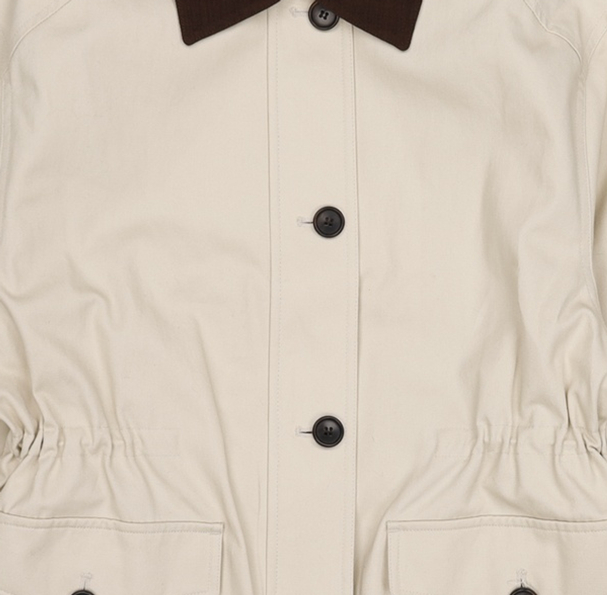룩캐스트(LOOKAST) 브린 카라 사파리 자켓_에시 베이지 / BRYNN COLLAR SAFARI JACKET_ASH BEIGE ONE