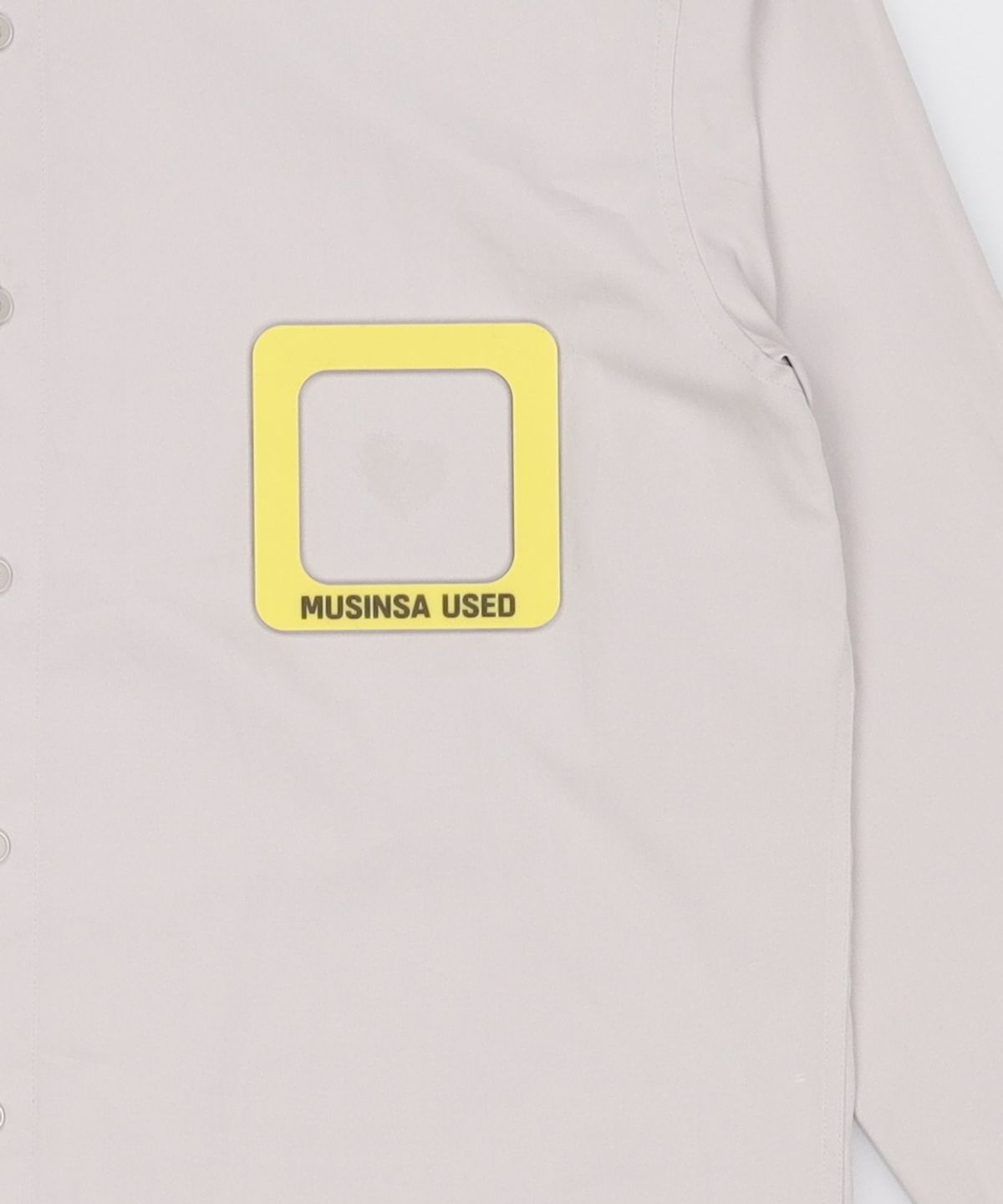 무신사 스탠다드(MUSINSA STANDARD) 릴렉스 핏 실키 셔츠 [라이트 그레이] L