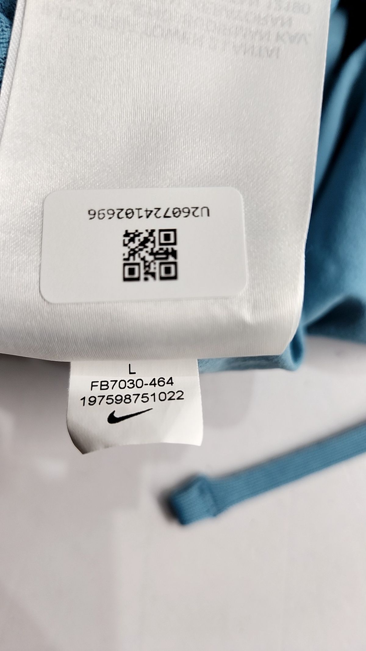 나이키(NIKE) 드라이 핏 패스트 미드라이즈 7/8 러닝 팬츠 W - 데님 터쿼이즈 / FB7030-464 L