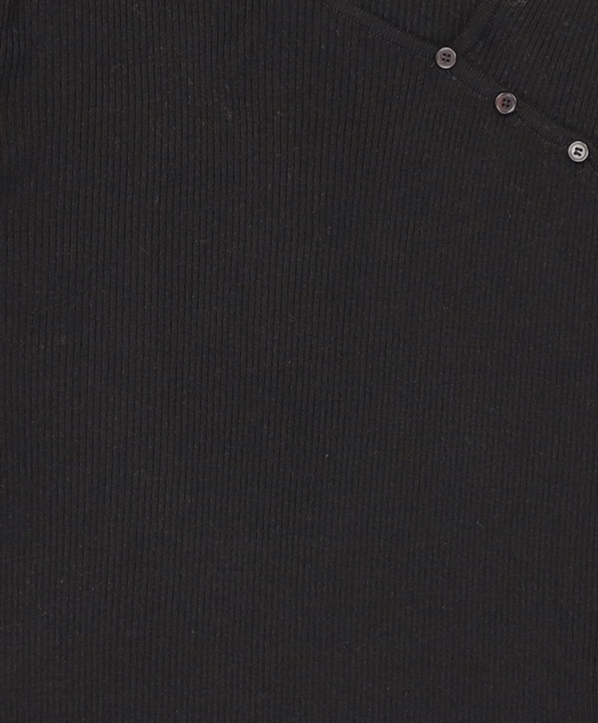 던스트(DUNST) RIBBED CUT OUT KNIT TOP BLACK_UDSW4A211BK S