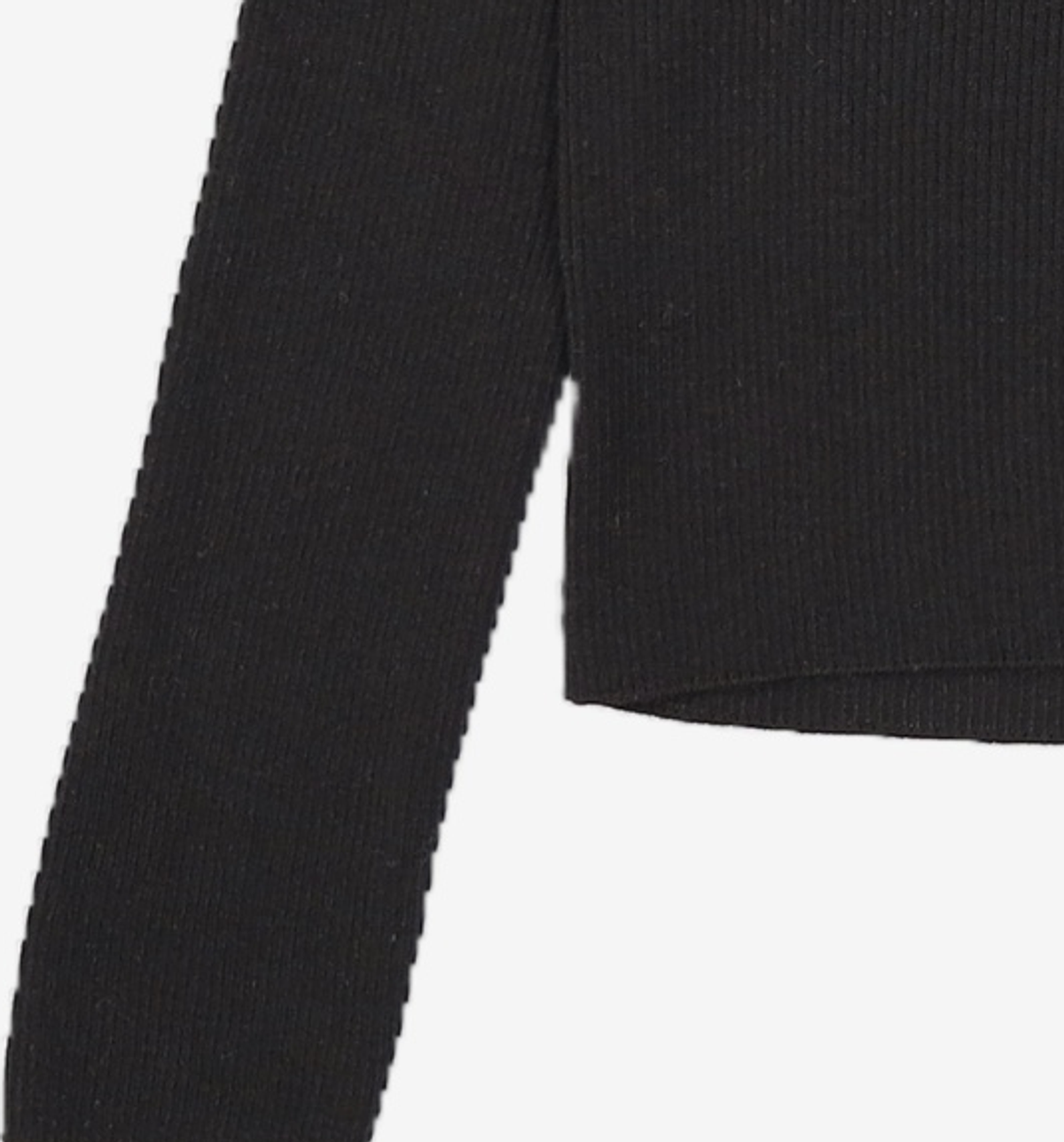 던스트(DUNST) RIBBED CUT OUT KNIT TOP BLACK_UDSW4A211BK S