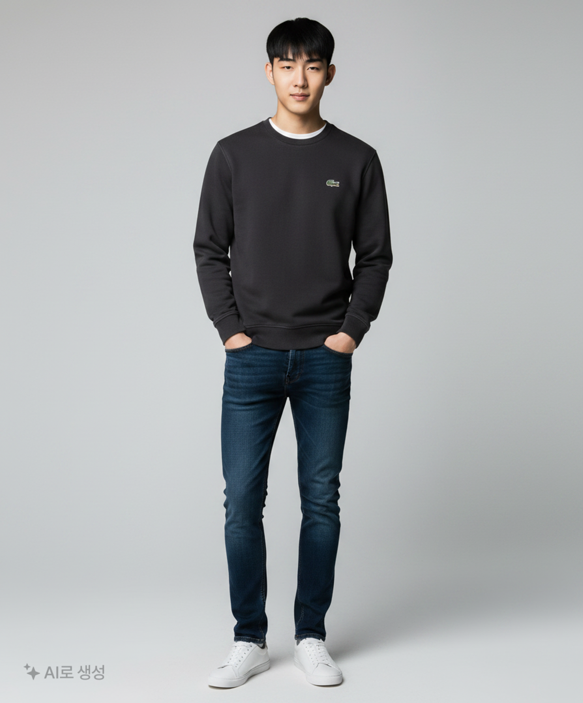 라코스테(LACOSTE) 남성 라운드 스웨트셔츠 SH6786-20C_423 4