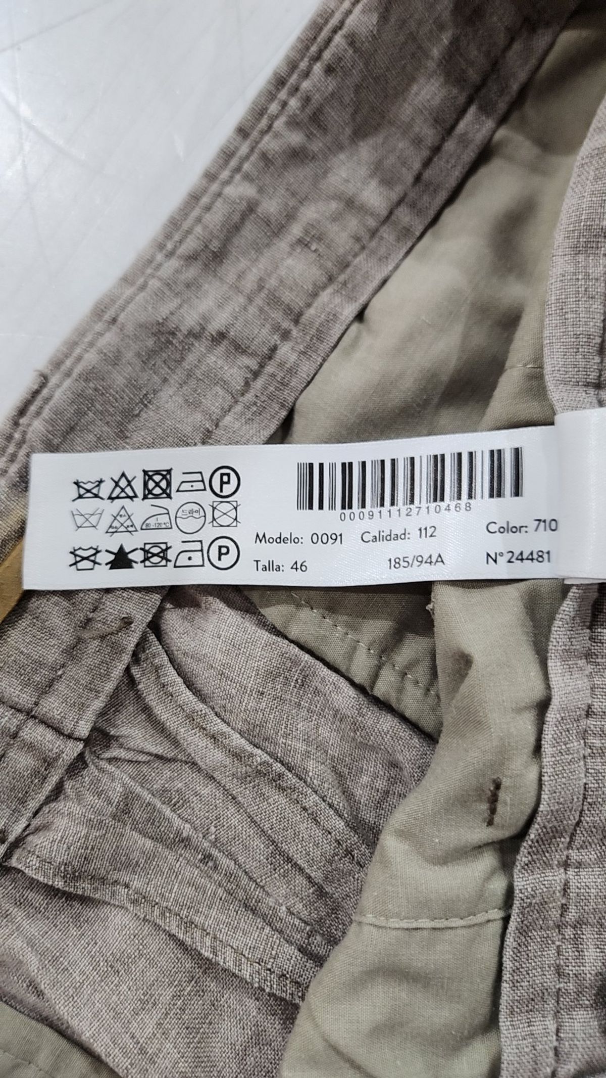 마시모두띠(Massimo dutti) 코튼 팬츠 46