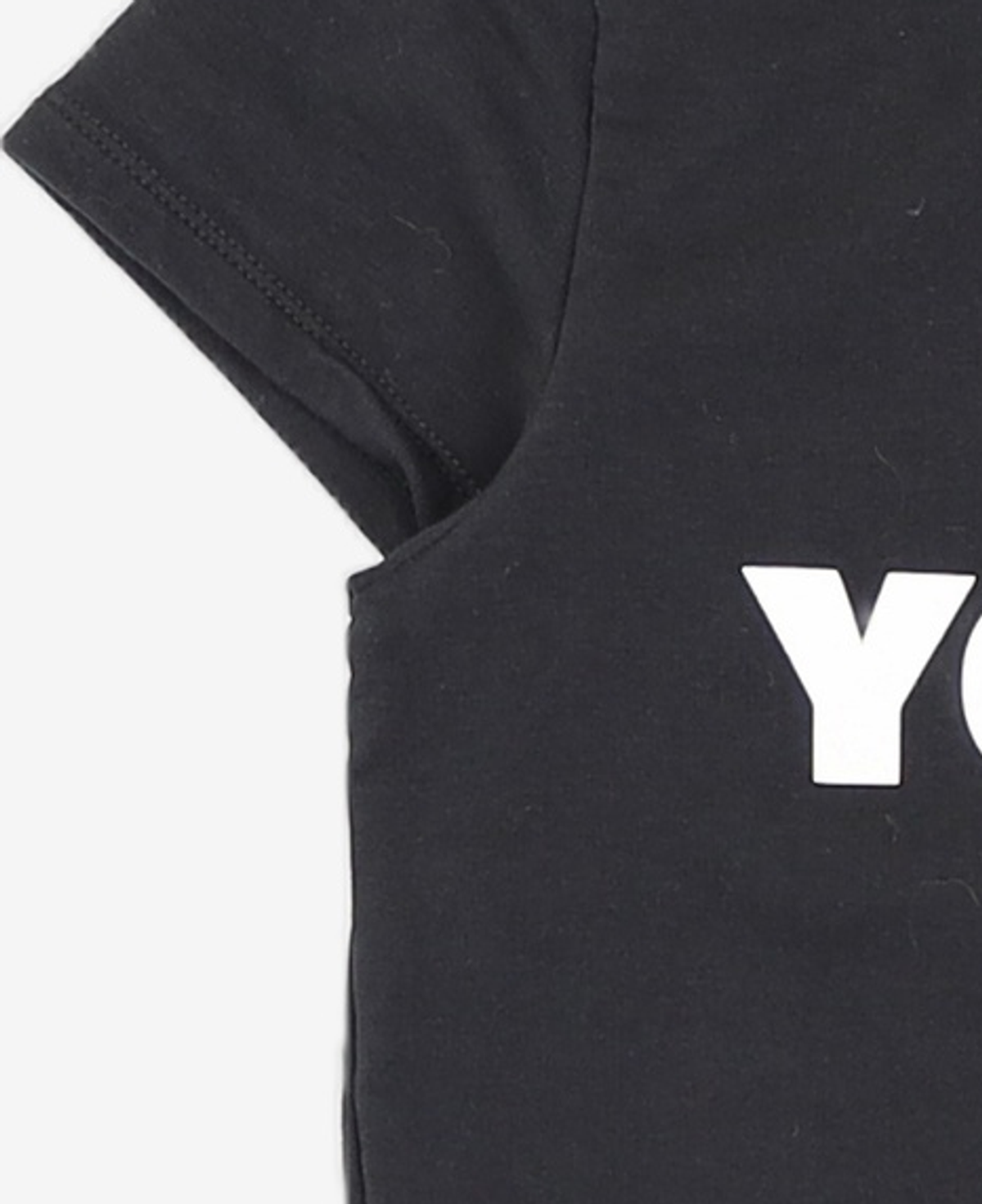 유희(YOUHEE) BASIC LOGO T-SHIRTS BLACK FREE