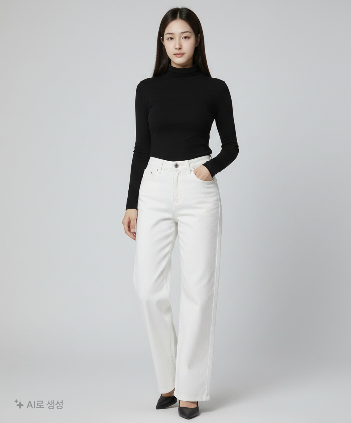 오브유이(AUBE UE) 청/데님 팬츠 L
