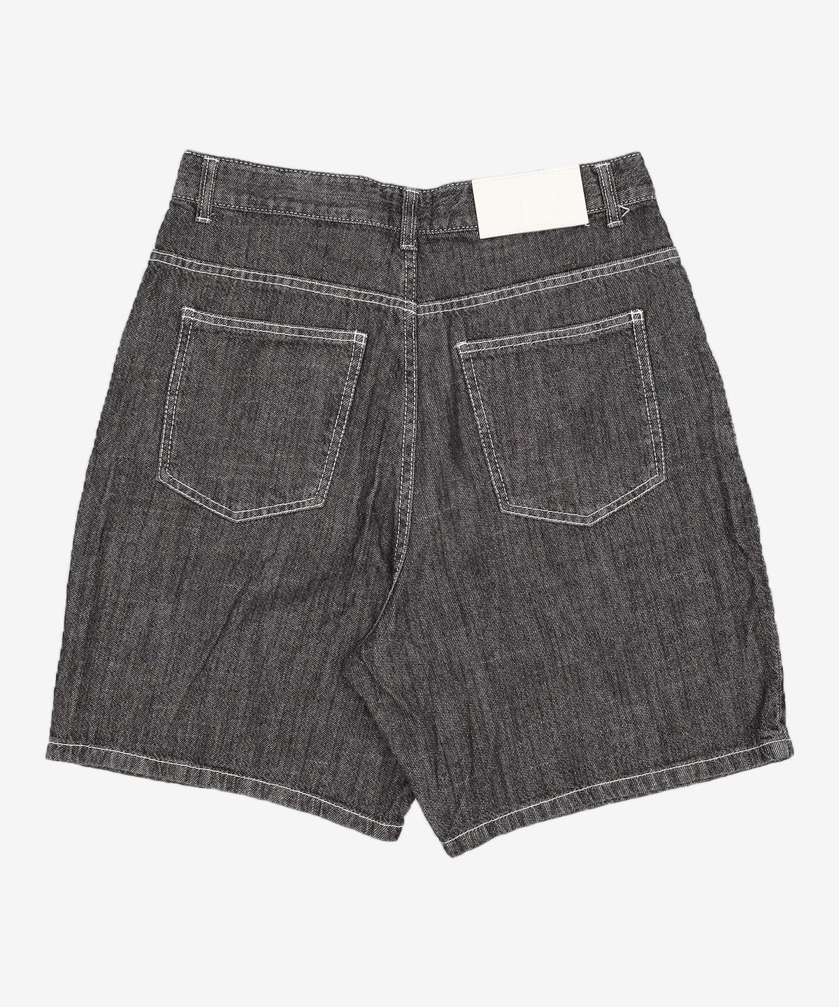 데케트(DECET) [썸머 린넨라이크]Linen Like 2Pleats Shorts DCPT006AshBlack 30