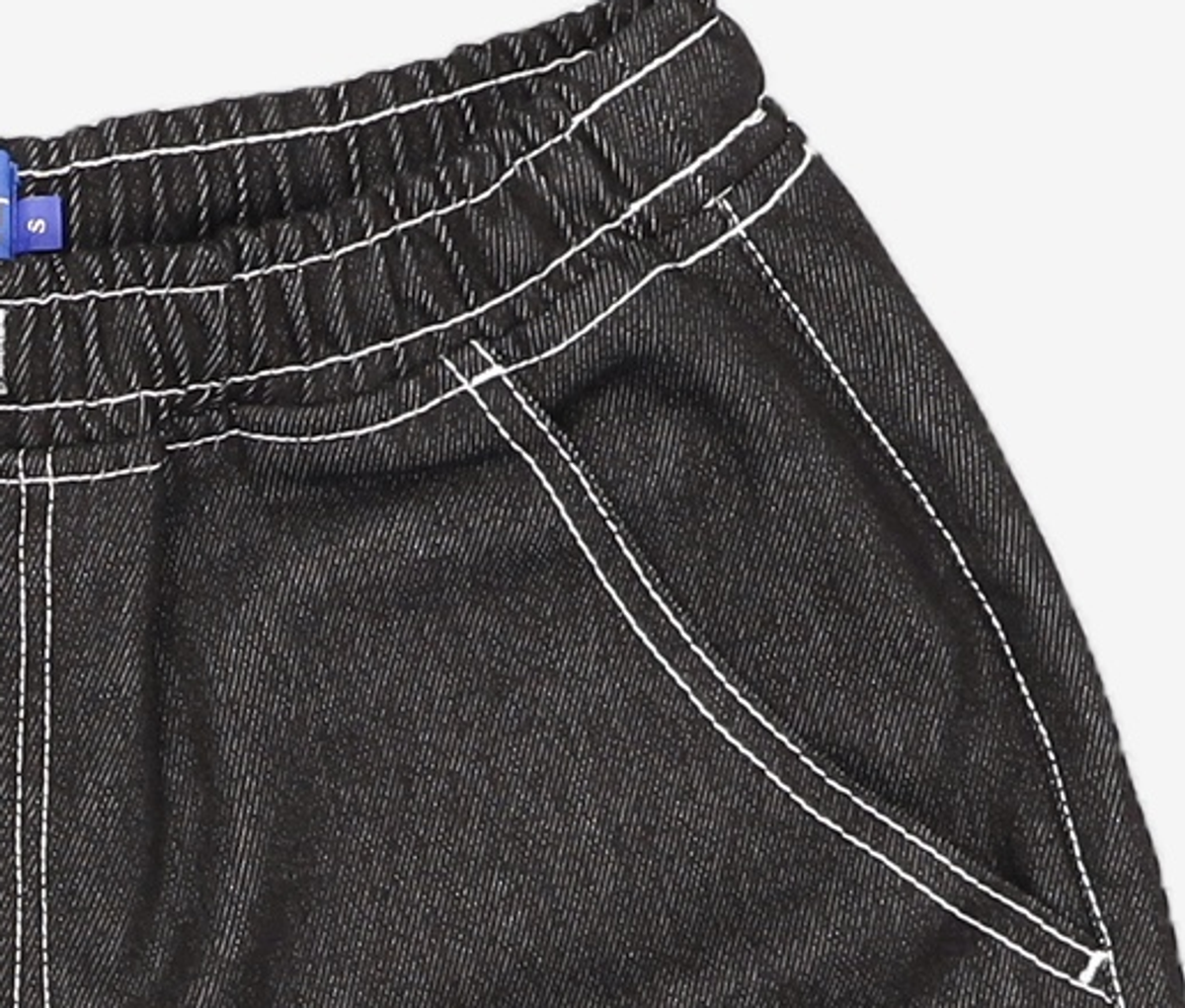 데케트(DECET) Comfortable Banding Denim Shorts DCPT026CPBlack S