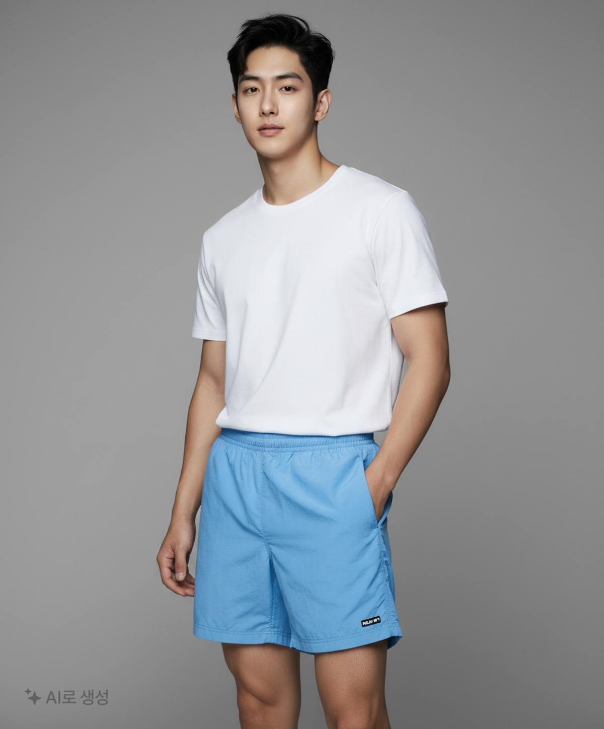 엠엘비(MLB) 베이직 컬러링 쇼츠 (BLUE) M