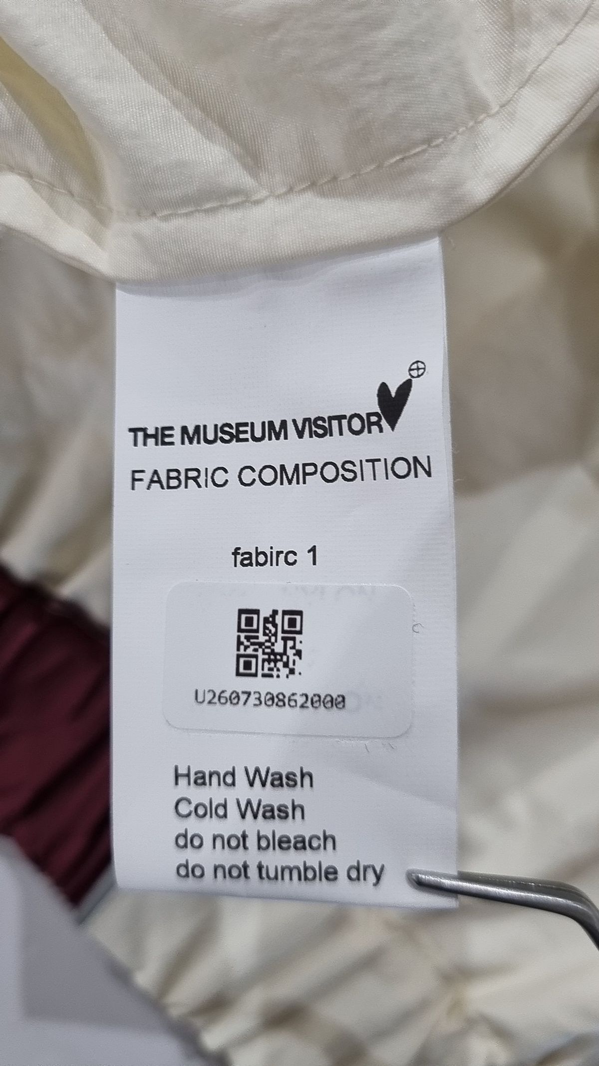 더뮤지엄비지터(THEMUSEUMVISITOR) 트레이닝 재킷 S