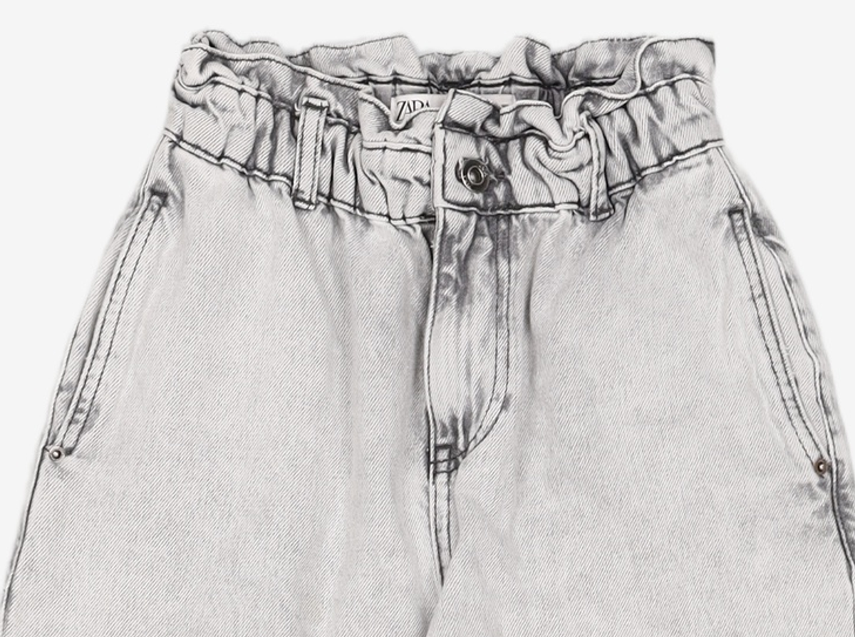 자라(ZARA) 청/데님 팬츠 0