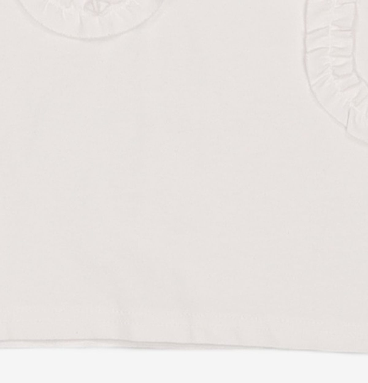 시눈(SINOON) Butterfly Frill T-Shirts (White) M